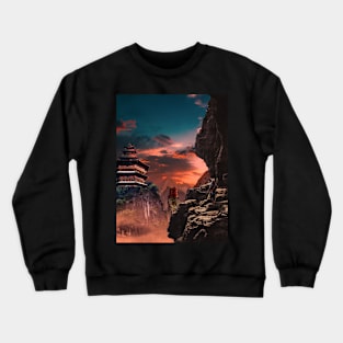 Samurai Sunset Crewneck Sweatshirt